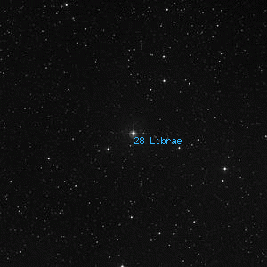 DSS image of 28 Librae