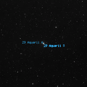 DSS image of 29 Aquarii A