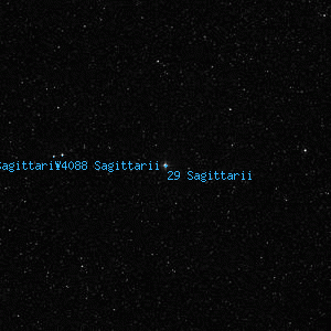 DSS image of 29 Sagittarii