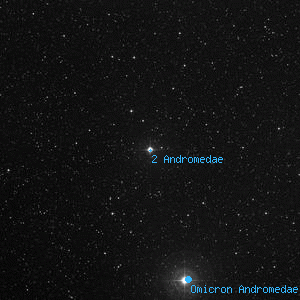 DSS image of 2 Andromedae