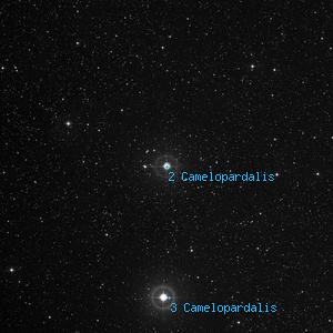 DSS image of 2 Camelopardalis