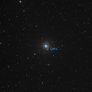 DSS image of 2 Ceti