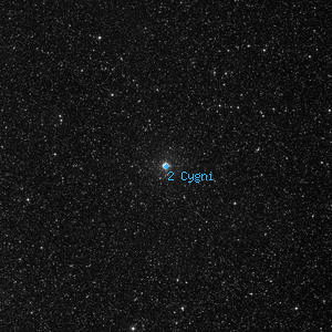 DSS image of 2 Cygni