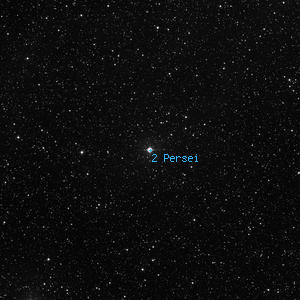 DSS image of 2 Persei