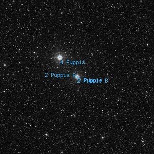 DSS image of 2 Puppis A
