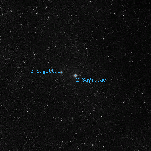 DSS image of 2 Sagittae