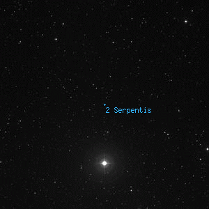 DSS image of 2 Serpentis