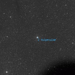 DSS image of 2 Vulpeculae