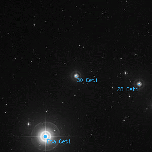 DSS image of 30 Ceti