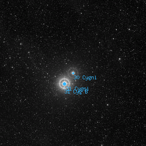 DSS image of 30 Cygni