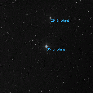 DSS image of 30 Eridani