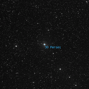 DSS image of 30 Persei