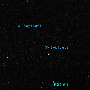 DSS image of 30 Sagittarii