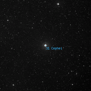 DSS image of 31 Cephei