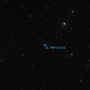DSS image of 31 Herculis