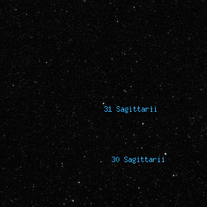 DSS image of 31 Sagittarii