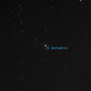 DSS image of 31 Sextantis