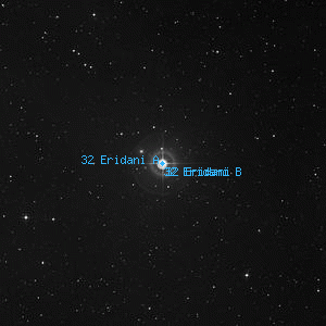 DSS image of 32 Eridani B