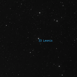 DSS image of 33 Leonis