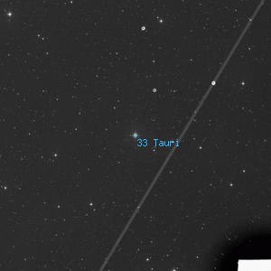 DSS image of 33 Tauri