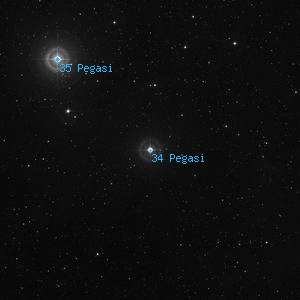 DSS image of 34 Pegasi