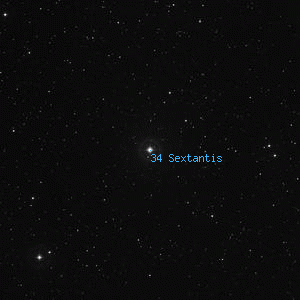 DSS image of 34 Sextantis