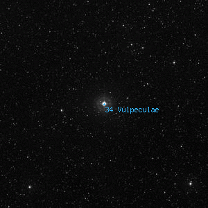 DSS image of 34 Vulpeculae