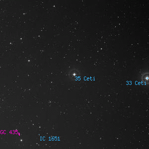 DSS image of 35 Ceti