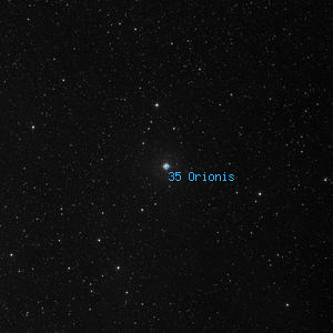 DSS image of 35 Orionis
