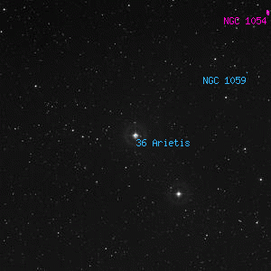 DSS image of 36 Arietis