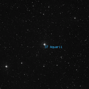 DSS image of 37 Aquarii