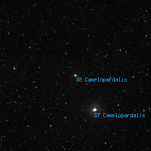 DSS image of 38 Camelopardalis