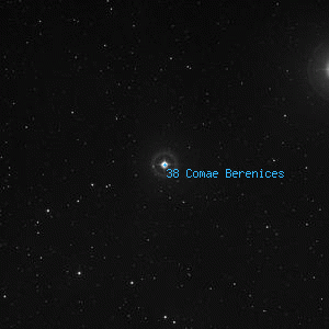 DSS image of 38 Comae Berenices