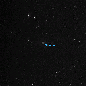 DSS image of 39 Aquarii