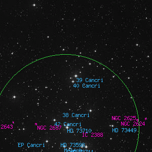 DSS image of 39 Cancri