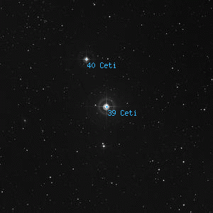 DSS image of 39 Ceti