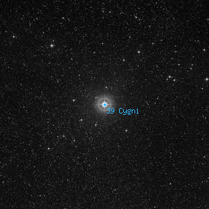 DSS image of 39 Cygni