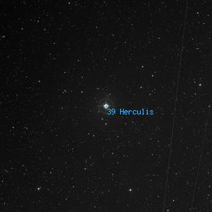 DSS image of 39 Herculis