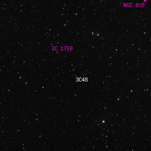 DSS image of 3C48