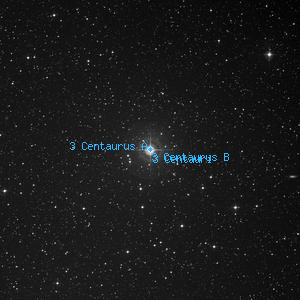 DSS image of 3 Centaurus B