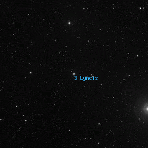 DSS image of 3 Lyncis