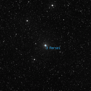 DSS image of 3 Persei