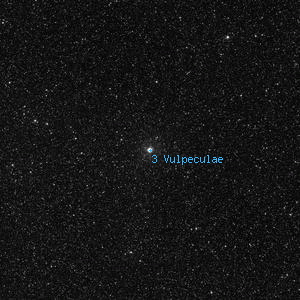 DSS image of 3 Vulpeculae