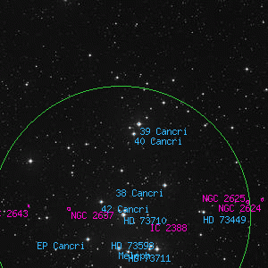 DSS image of 40 Cancri
