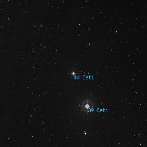 DSS image of 40 Ceti