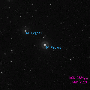 DSS image of 40 Pegasi