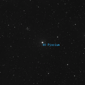 DSS image of 40 Piscium