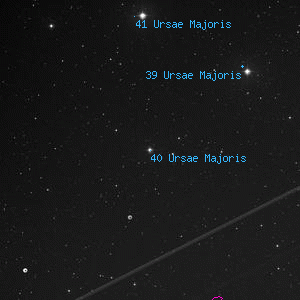 DSS image of 40 Ursae Majoris