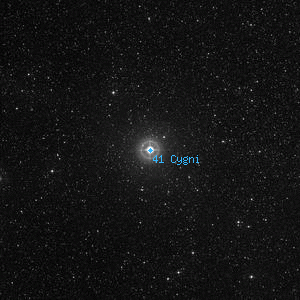 DSS image of 41 Cygni
