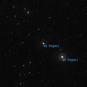 DSS image of 41 Pegasi